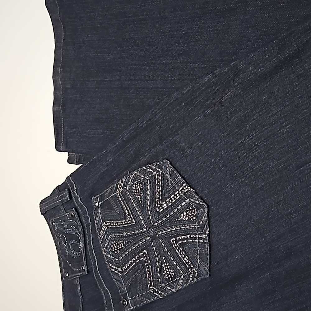 Code Bleu Size Missy 14/31 Reg. Annette Bootcut Denim Jeans #W-534
